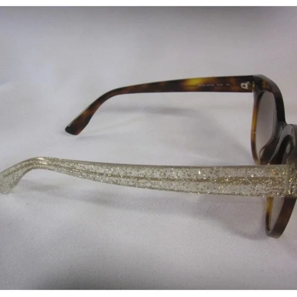 Jimmy Choo Tortoise Glitter Sunglasses150 Q9W 140 display picture 1